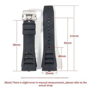 Forwelleny correa de reloj de goma suave resistente al agua de alta calidad Mille silicona para hombre, correas de reloj con destornillador de 4/5 estrellas - Product Image 3
