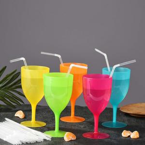 Pailles à boire flexibles en plastique transparent réutilisables 0,2 " x 7,87 " - Product Image 5
