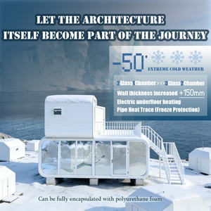 Maison-capsule Apple Pod, maison-capsule écologique d'extérieur, hôtel-capsule de luxe, structure modulaire préfabriquée en acier - Product Image 4