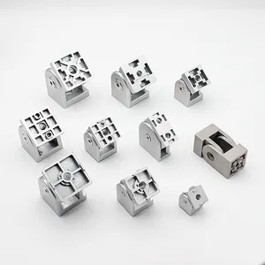 China Manufacturer 40x40mm Msr Good Quality 40c Zinc Pivot Joint Connector Bracket 4040 40*40mm 20 30 40 45 50