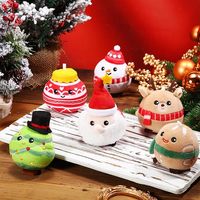 Haute qualité personnalisé jouet de noël doux en peluche suspendus ornement peluche peluches pour voiture sac bureau hiver vacances décorations