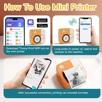 Nouvelle imprimante photo D2 Mini, imprimante thermique pour autocollants et étiquettes, idéale pour l'impression d'étiquettes d'erreur