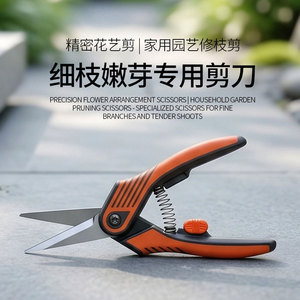 Lu Ban Pruning Shears 52Mm Stainless Steel Butterfly Structure For Gardening And Flower Trimming - Product Image 4