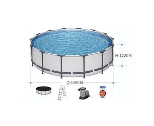 Piscina Familiar Extra Grande con Marco Tubular para Adultos, Piscina de Natación, Piscina para Bañarse - Product Image 3