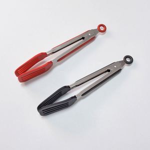 ที่คีบสเต็กทำจากซิลิโคนแบบปรับแต่งได้9นิ้วที่คีบขนมปังแบบบุฟเฟ่ต์ที่คีบอาหารติ่มซำอุปกรณ์บาร์บีคิว - Product Image 3