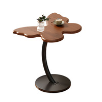 Table d'appoint en verre papillon pour canapé, salon, décoration de sol, chambre à coucher, table de rangement