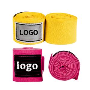 Fasce per <span class=keywords><strong>Mani</strong></span> da Boxe MMA Kick Boxing Allenamento Colore e Logo Personalizzati Traspiranti Unisex Stile Messicano Wrestling Festa di Compleanno - Product Image 2