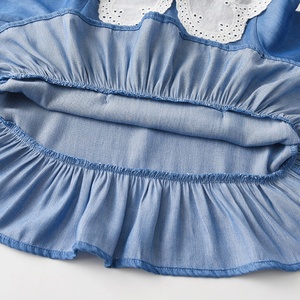 Ensemble 3 pièces pour bébé fille avec col en dentelle, manches longues, tenue de <span class=keywords><strong>princesse</strong></span> printemps automne avec bandeau - Product Image 4