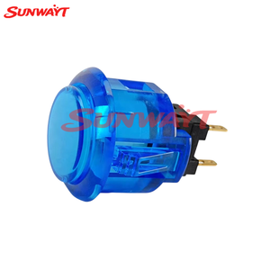 Botones Redondos Transparentes Iluminados de 5V/12V SANWA OBSC-30, Botón Pulsador LED para Máquina de Juegos Arcade - Product Image 4