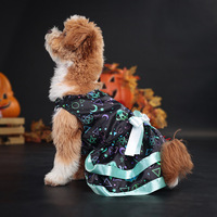 Costume d'Halloween pour chien, tenue citrouille et crâne, vêtements de fête pour animaux de compagnie, robe de fête pour chiens et chats