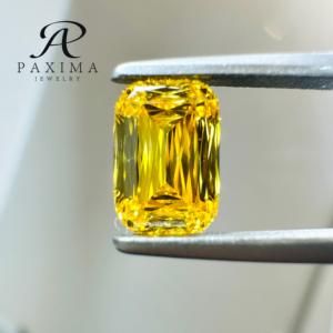 Ювелирные изделия Paxima: Профессиональные поставки, выращенные в лаборатории бриллианты Ashoka Cut, 1.17 карата, VVS2, <span class=keywords><strong>Fancy</strong></span> Vivid <span class=keywords><strong>Yellow</strong></span>, с сертификатом IGI, модель 54, производство КНР - Product Image 4