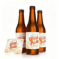 Etiquetas Personalizadas Duraderas para Botellas de Vino Tinto, Adhesivos de PVC Autoadhesivos para Whisky, Cerveza y Bebidas