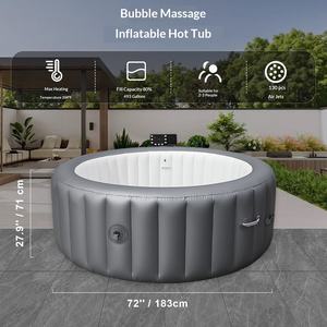 Piscine <span class=keywords><strong>gonflable</strong></span> en PVC SPA <span class=keywords><strong>Jacuzzi</strong></span> avec massage <span class=keywords><strong>chauffant</strong></span>, baignoire à bulles, bain à remous, piscine - Product Image 2