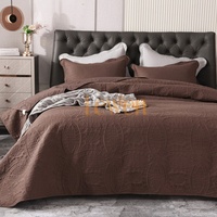Ensemble de literie léger en microfibre solide pour chambre à coucher, toutes saisons