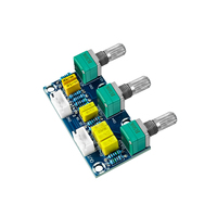 Module amplificateur de tonalité passif XH-M802, préamplificateur, réglage des fréquences basses et hautes, carte PCB électronique DIY, alimentation CC