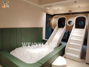 WEJOY Luncur kapal selam dengan lubang bola untuk anak-anak, peralatan tempat bermain dalam ruangan, rumah bermain lembut untuk taman bermain - Product Image 2