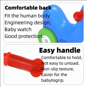 Maternelle nouveau modèle Monter sur les jouets de voiture pour les enfants à jouer coloré forme animale moto cheval girafe <span class=keywords><strong>avion</strong></span> lapin cher - Product Image 5