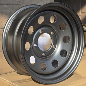 ล้อเหล็กสีเทากันเมทัลแบบรูกลมขนาดใหม่ 17x8 สำหรับรถออฟโรด 4x4 ขอบเหล็กขนาด 15" 16" 17" 18" PCD 5x39.7 5x150 6x139.7 สำหรับรถ SUV และรถกระบะ RT - Product Image 3