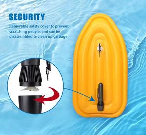 Bateau gonflable motorisé électrique <span class=keywords><strong>télécommandé</strong></span> CAMORO pour le <span class=keywords><strong>jet</strong></span> <span class=keywords><strong>ski</strong></span> avec propulseur sous-marin 700W bateau à moteur flottant - Product Image 4