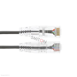 Câbles de raccordement OEM Ultra Slim UTP CAT6A Câble réseau non blindé 28AWG <span class=keywords><strong>10Gb</strong></span> PVC LSZH Ethernet Transparent Boot <span class=keywords><strong>RJ45</strong></span> Patch Cord 1m - Product Image 3