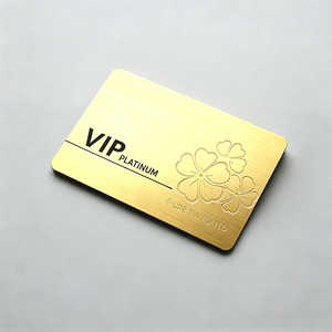 Tessera VIP Personalizzata in Acciaio Inossidabile, Carta Metallica Incisa Formato Carta di Credito, Vendita all'Ingrosso - Product Image 2