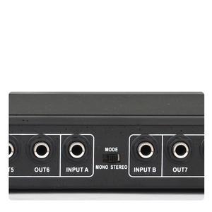 DB206 distributore di Splitter di segnale Audio Mono Stereo per apparecchiature professionali 2 in <span class=keywords><strong>12</strong></span> out 6.5mm per audio - Product Image 3