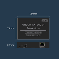 4K 30Hz HD Dual 5V/2A HDMl Wireless Screen Thrower 200M Wireless Transmitter and Receiver Extender Adapté à la surveillance NVR