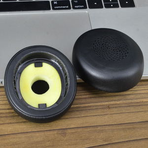 Coussinets d'oreille de remplacement en cuir protéiné doux et confortables pour casque sans fil Jabra Evolve2 75 - Product Image 5