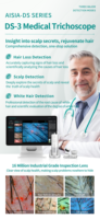 Microscope capillaire de bureau de qualité médicale, analyseur de follicules pileux, trichoscope, système de diagnostic numérique professionnel, analyseur HD