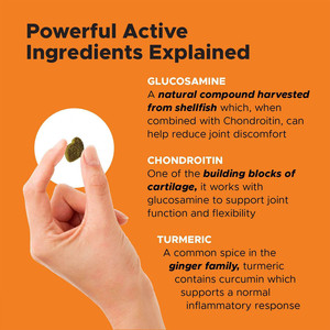 OEM destek kalça eklem sağlık köpekler yumuşak Chews Pet takviyesi ile Glucosamine HCI Chondroitin Omega <span class=keywords><strong>3</strong></span> balık yağı zerdeçal C vitamini - Product Image 4