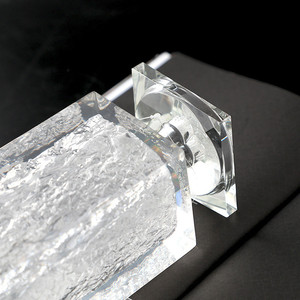 Chandelier Rectangle en cristal Transparent, décor de maison, pièce de kerzenlicou, chandelier moderne, porte-centre de table de mariage - Product Image 3