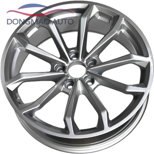 Jantes et roues en alliage d'aluminium de <span class=keywords><strong>18</strong></span> <span class=keywords><strong>pouces</strong></span>, entièrement revêtues d'un argent scintillant fin, adaptées au remplacement des roues <span class=keywords><strong>Audi</strong></span> A5 - Product Image 3