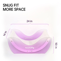 Lit-griffoir écologique en bois pour chat, avec poste à griffer en carton durable et noyau remplaçable, design stable pour intérieur, modèle Rainbow Lounge