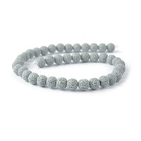 Perles rondes de roche volcanique naturelle Diffuseur d'huile essentielle de pierre de lave colorée Perles en vrac pour la fabrication de bijoux faits à la main Cadeau