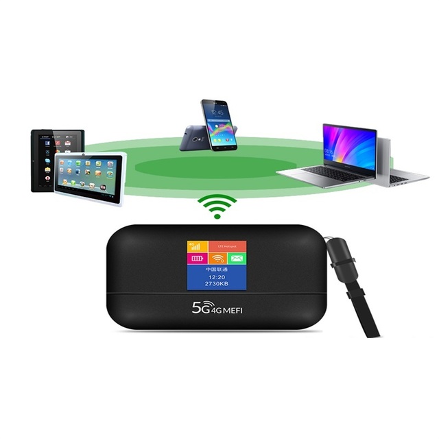 4G 5G Wifi Pocket Mini Router 4G Lte Wireless Portable Wi-fi Mobile Hotspot In-car Wifi Router with Sim Card Slot