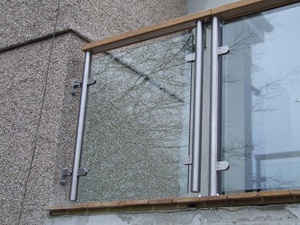 Thị trường Trung Đông Kính kẹp kính thép không gỉ đôi bên Kệ kẹp cho kính Clip khung - Product Image 6