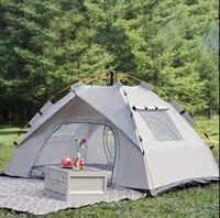 Tente gonflable portable pour l'extérieur, en tissu Oxford, installation facile et rapide, abri familial pour les vacances, tente de camping en plein air avec sac de transport