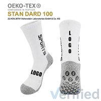 Chaussettes de football antidérapantes en tricot pour athlètes professionnels, enfants et matchs, directement du fabricant OEM