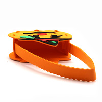 Quantité minimale de commande bas en gros Halloween décor à la maison personnalisé réutilisable citrouille feutre bonbons seau fourre-tout sacs-cadeaux tour ou traiter Halloween paniers