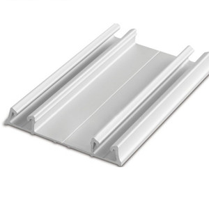 Profil de <span class=keywords><strong>porte</strong></span> <span class=keywords><strong>coulissante</strong></span> en aluminium pour <span class=keywords><strong>armoire</strong></span> Style ligne fine Glissière en forme de U <span class=keywords><strong>Rail</strong></span> en aluminium - Product Image 2