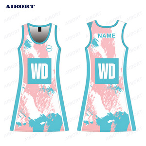 Seragam Netball Wanita Custom Made Aolan, Pakaian Olahraga Sublimasi untuk Klub Sekolah - Product Image 2