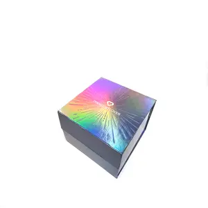 Scatola magnetica personalizzata Caixa Cajas olografica confezione regalo in cartone cosmetico