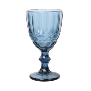 Durable Stylish Embossed Retro Wine Glasses Handmade Eco-Friendly Dishwasher Safe 260ml Capacity Multi-Colored Pressed Snake
