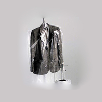Housses de protection jetables, durables, écologiques, pour vêtements, nettoyage à sec, anti-humidité, sacs anti-poussière avec poche pour logo, pour costumes