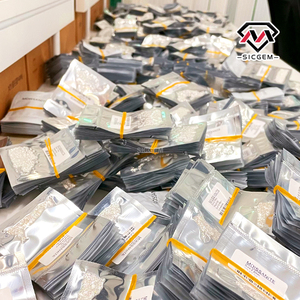 Gra thông qua trắng D VVS1 0.7mm-2.9mm Kích thước nhỏ moissanite đá Loose đá quý kim cương giá nhà máy bán buôn - Product Image 2