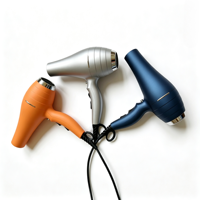 Sèche-cheveux électrique professionnel haute puissance 1800W avec moteur DC, pliable, avec embout concentrateur, pour salon, maison, hôtel
