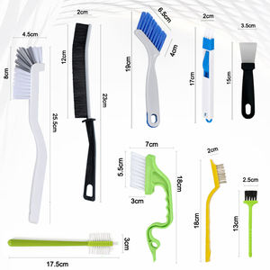 Cepillo para platos de nailon de grado <span class=keywords><strong>industrial</strong></span>, soporte para botellas de fregador de ollas en ángulo recto, cepillo de limpieza de cocina personalizable, producto OEM - Product Image 3