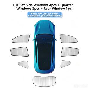 Pare-soleil pliable sur mesure en PVC pour pare-brise avant de Tesla <span class=keywords><strong>Model</strong></span> 3 <span class=keywords><strong>Y</strong></span> S X, couverture complète, isolation thermique, protection solaire - Product Image 2