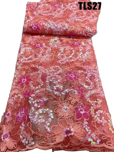 Supoo africano paillettes rete francese maglia di <span class=keywords><strong>Tulle</strong></span> per matrimonio di lusso pizzo <span class=keywords><strong>bianco</strong></span> abito da sposa materiale da sposa <span class=keywords><strong>Tulle</strong></span> <span class=keywords><strong>ricamato</strong></span> - Product Image 3