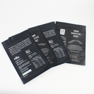 Sachet alimentaire en plastique imprimé sur mesure, finition mate, avec fermeture éclair refermable, qualité alimentaire, haute barrière, pour bœuf séché, pochette verticale - Product Image 6